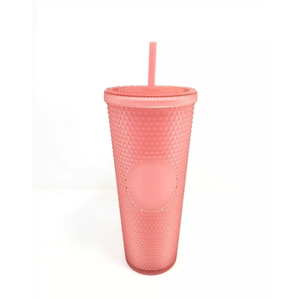 Starbucks Pink Lemonade Studded Soft Touch Cold Cup Tumbler Venti 24 Oz